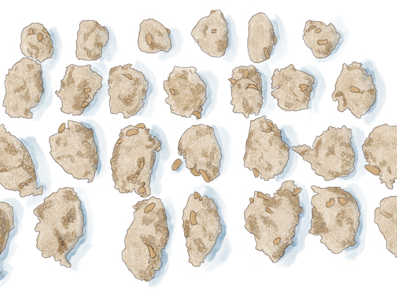 Farina cookies (Greek halva):&nbsp;vegetarian