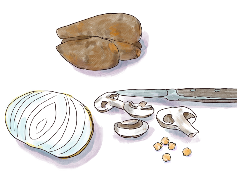 Sweet potato medley:&nbsp;vegetarian