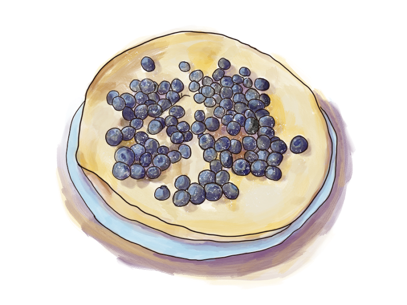 Puff pancake: vegetarian